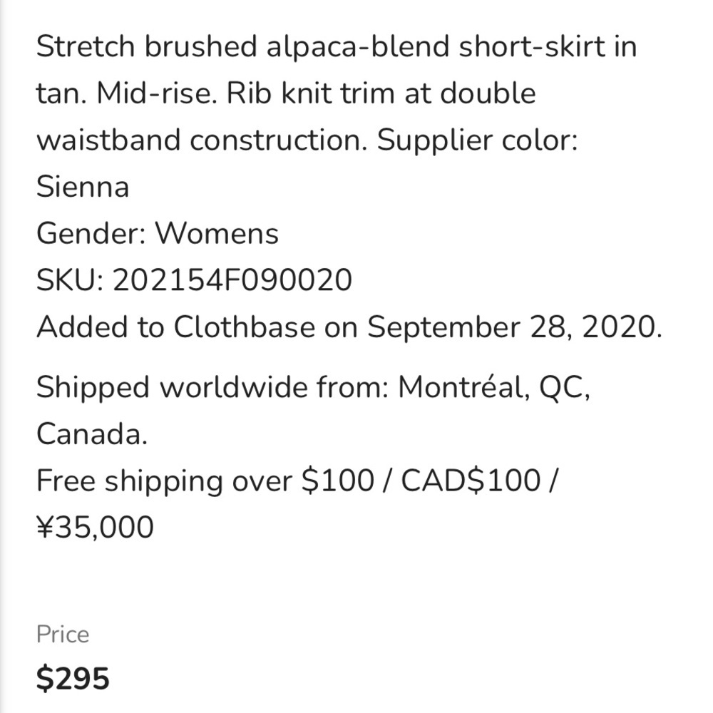 Helmut Lang Double Waistband Skirt alpaca blend wool knit revolve $300 spring - Picture 7 of 14